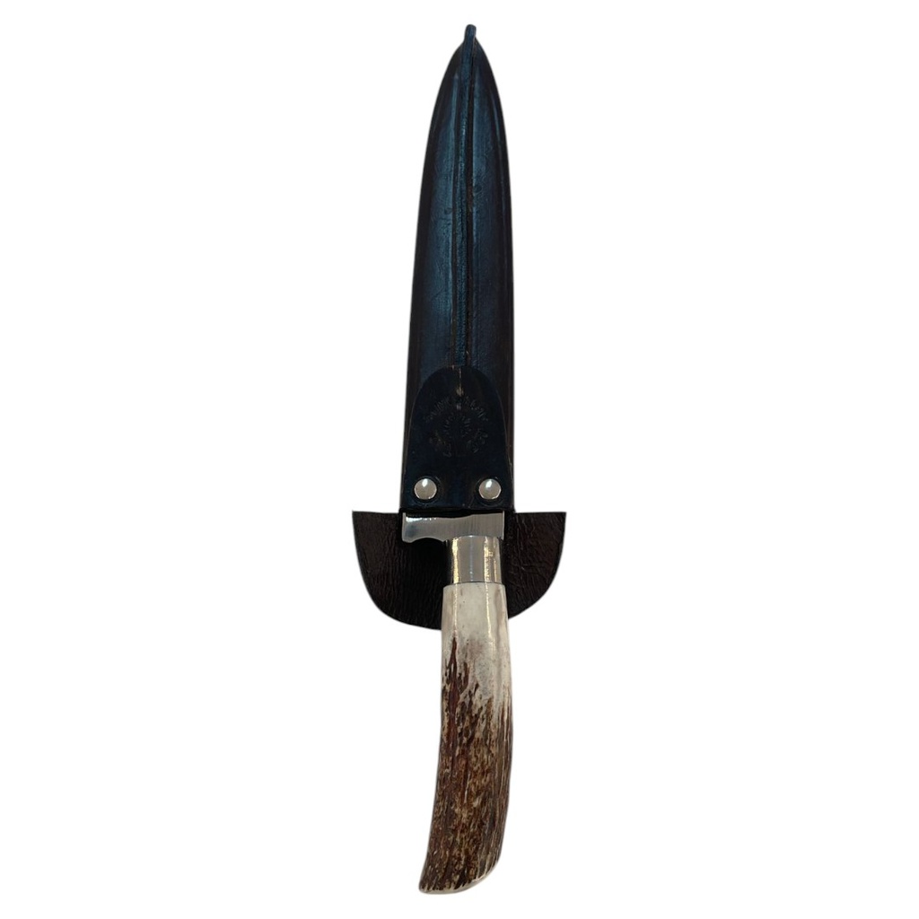 CUCHILLO MANGO CIERVO 22 CM