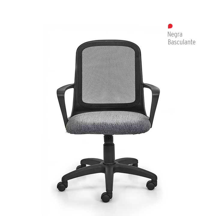 SILLA PORTANTINO 711422 FRESA NEGRA BASCULANTE MILENIUM NEGRA