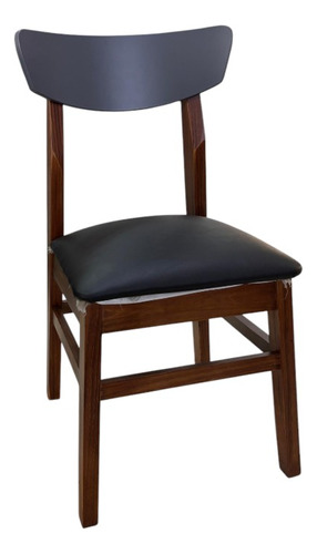 SILLA INMACOL MEDITERRANEO 140-3  CASTAÑO GRAFITO/NEGRO
