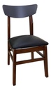 SILLA INMACOL MEDITERRANEO 140-3  CASTAÑO GRAFITO/NEGRO