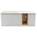 BAHIUT CAON NINA 1.80 MTS BLANCO/PARAISO 1372
