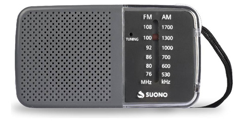RADIO SUONO AYV0021 AM/FM GRIS COMPACTA