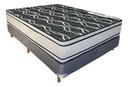 SOMMIER y COLCHON GALA BARDO ESPUMA 140x190x30 cm CUOTA MELI