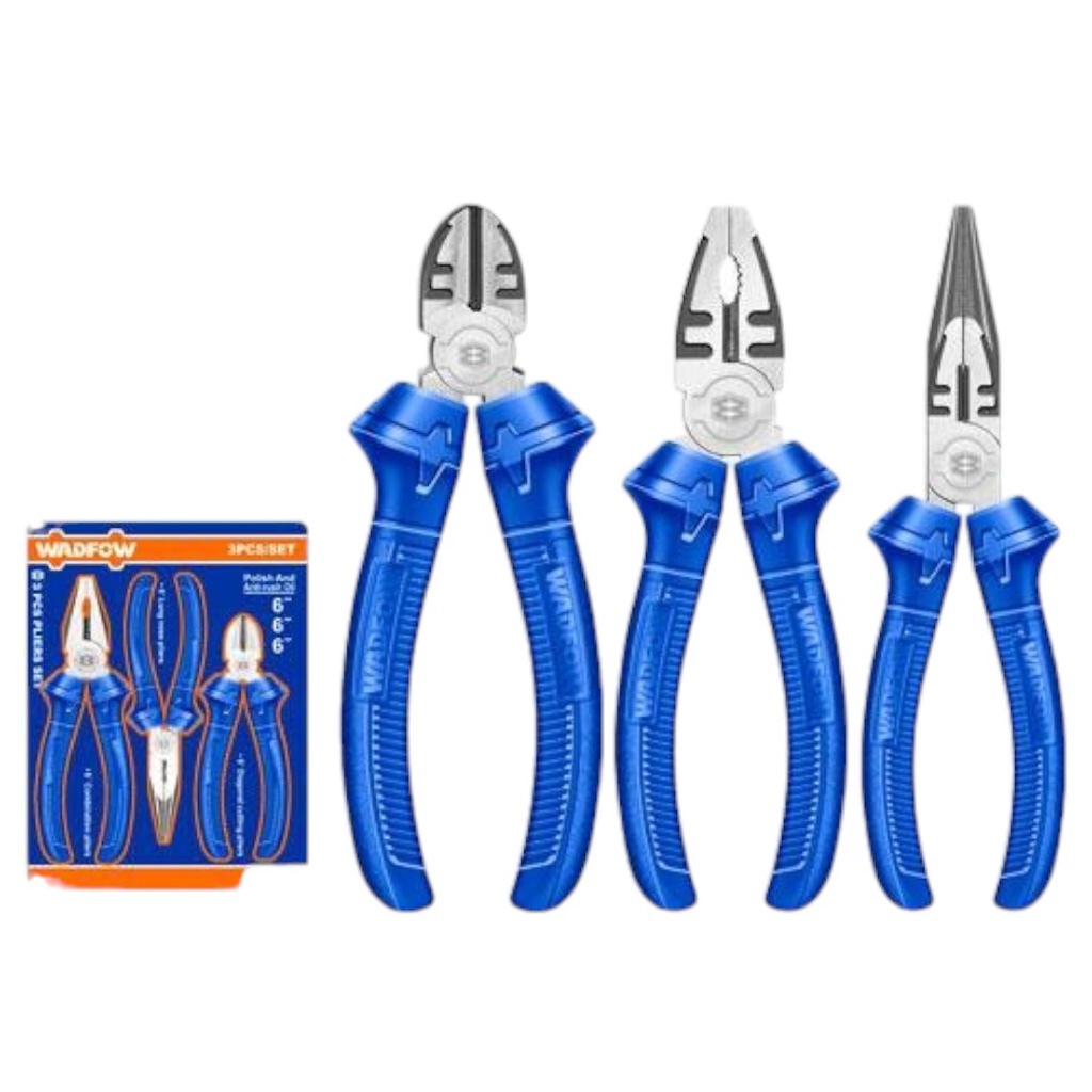 SET ALICATES WADFOW WPS0623 X 3 6" 160 MM