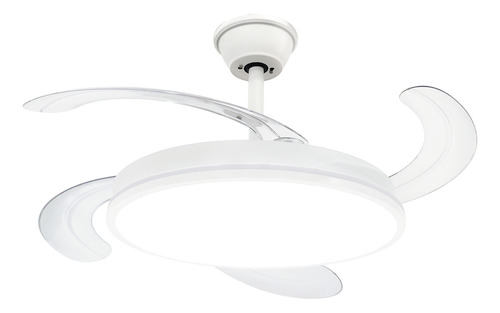 VENTILADOR DE TECHO RETRACTIL PEABODY PE-VTRDC410B C/LUMINARIA