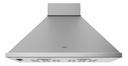 CAMPANA DE PARED TST ALUMINE S/MOTOR + EXTRACTOR S300 P/CAÑO 4&quot;