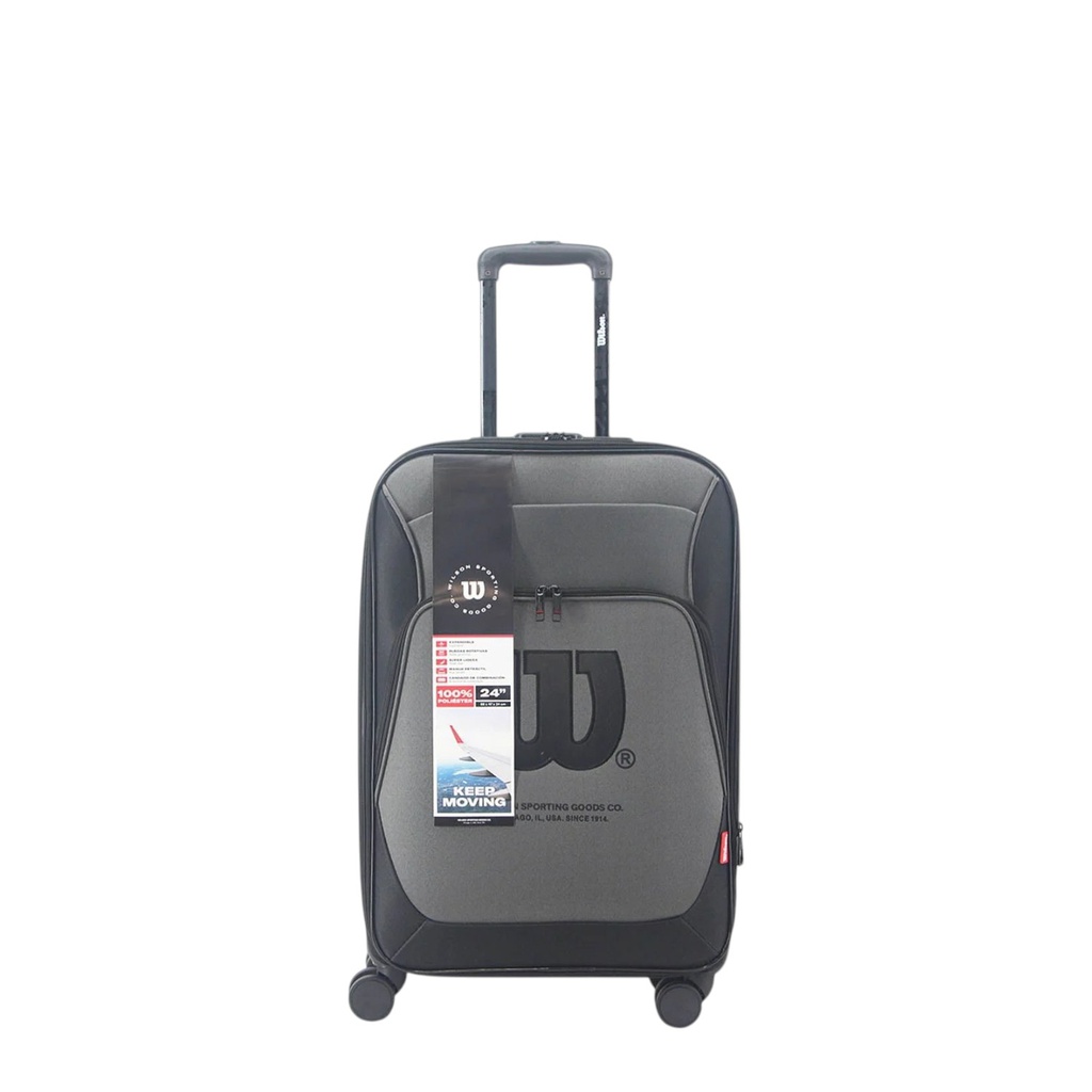 VALIJA WILSON 65.1756N 24&quot; NEGRO