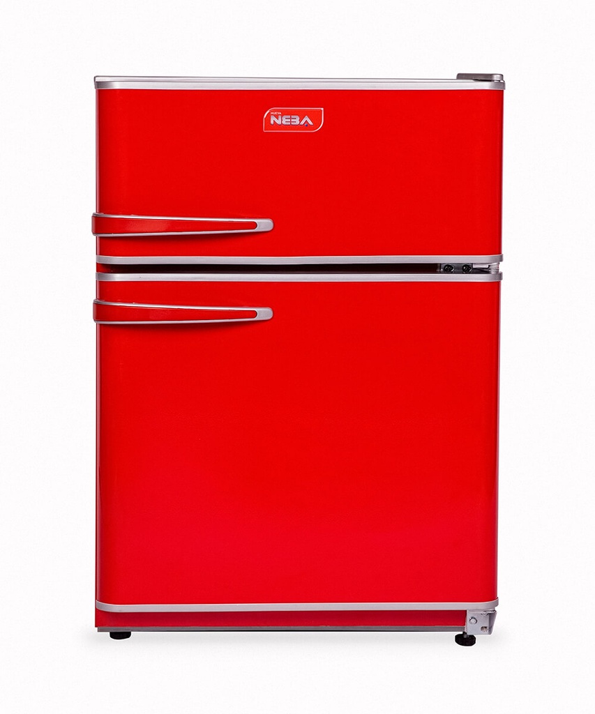 HELADERA NEBA A-128R CICLICA 2 FRIO 128 LTS ROJO