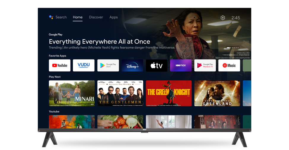 SMART TV RCA LED R32AND 32" ANDROID TV