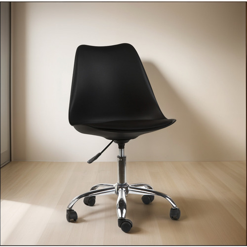SILLA OFICINA GARDEN LIFE TULIP F908501 NEGRO CUOTA MELI