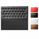 RESPALDO CAMA CAPITONE 1,4 MT CHOCOLATE ECO CUERO