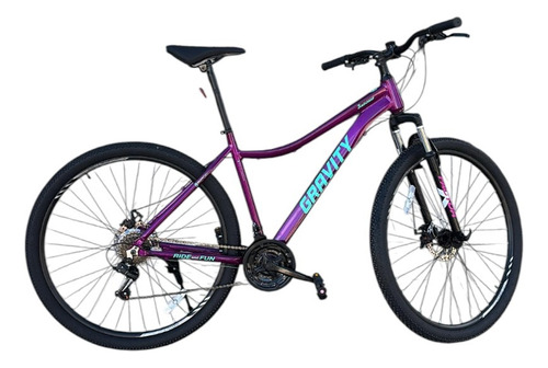 BICICLETA GRAVITY DABOMB R29 TALLE M/L VIOLETA