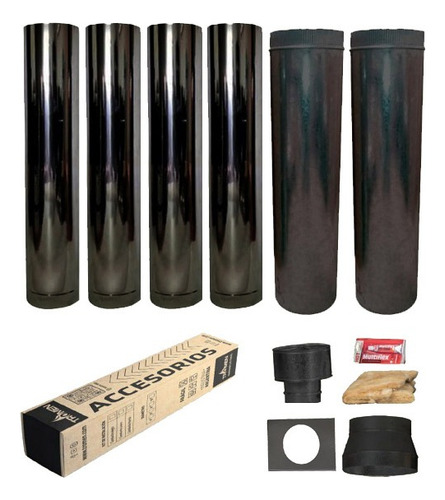 KIT TECHO TROMEN 8" NEGRO ENLOZADO 05-000-231