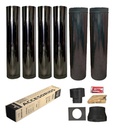 KIT TECHO TROMEN 8&quot; NEGRO ENLOZADO 05-000-231