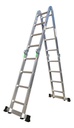 ESCALERA NAK ESC-002 ALUMINIO ARTICULADA 16 ESC CUOTA MELI