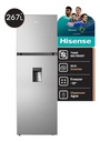 HELADERA HISENSE INVERTER RT3N250NMC 250L INOX NO FROST CUOTA MELI