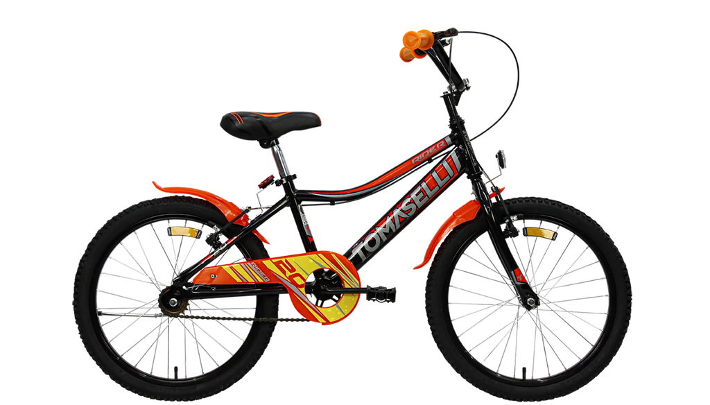 BICICLETA TOMASELLI RIDER R20 TRID200NEGNAR NEGRO/NARANJA