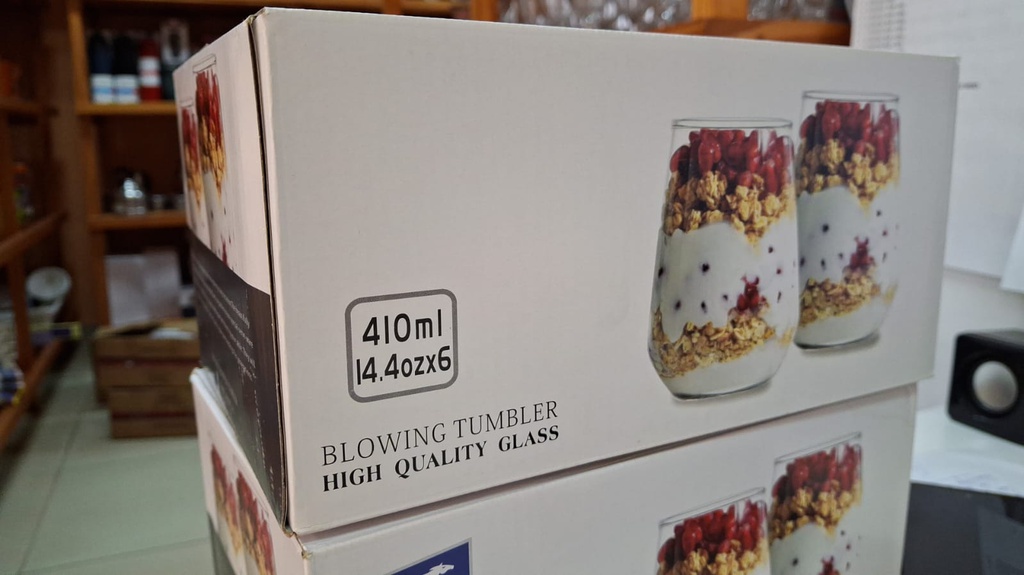 VASO BOMBEE X6 COLOR 410 ML 4755