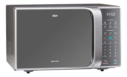MICROONDAS BGH B228DS20I 28L DIGITAL GRILL SILVER