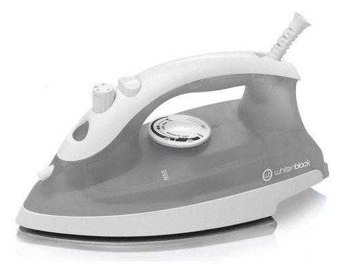PLANCHA A VAPOR WHITENBLACK WBRPWB01 BASE INOX GRIS