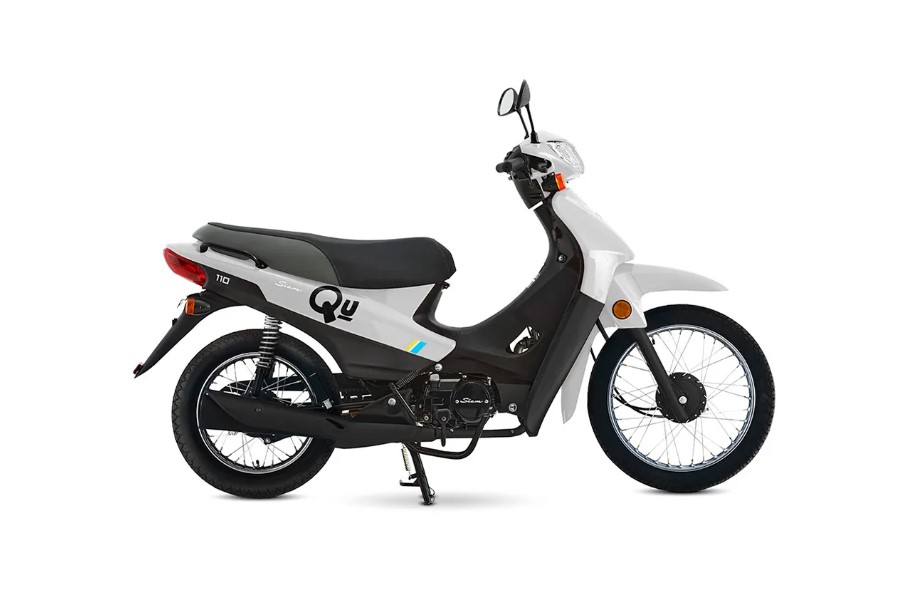 MOTO SIAM QU110 BASE RAYOS TAMBOR BLANCA