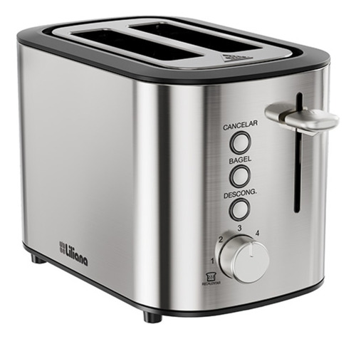 TOSTADORA LILIANA AAT918 ACERO INOX 6 NIV 880W
