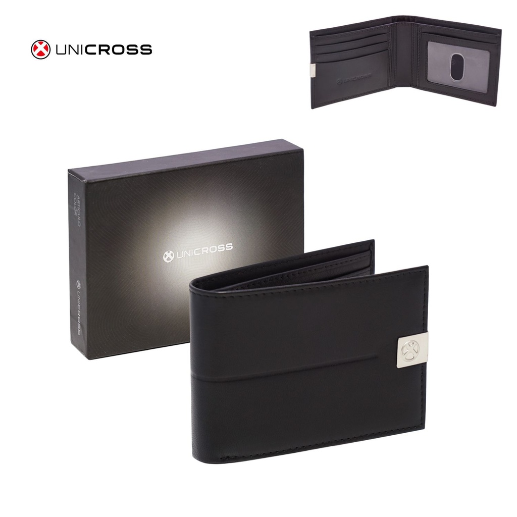 BILLETERA UNICROSS 62.B1102 CUERO NEGRA