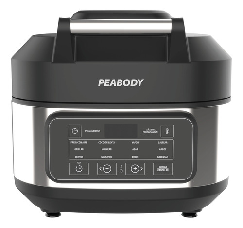 FREIDORA DE AIRE PEABODY PE-AFM01N 2 EN 1 5,7 L CUOTA MELI
