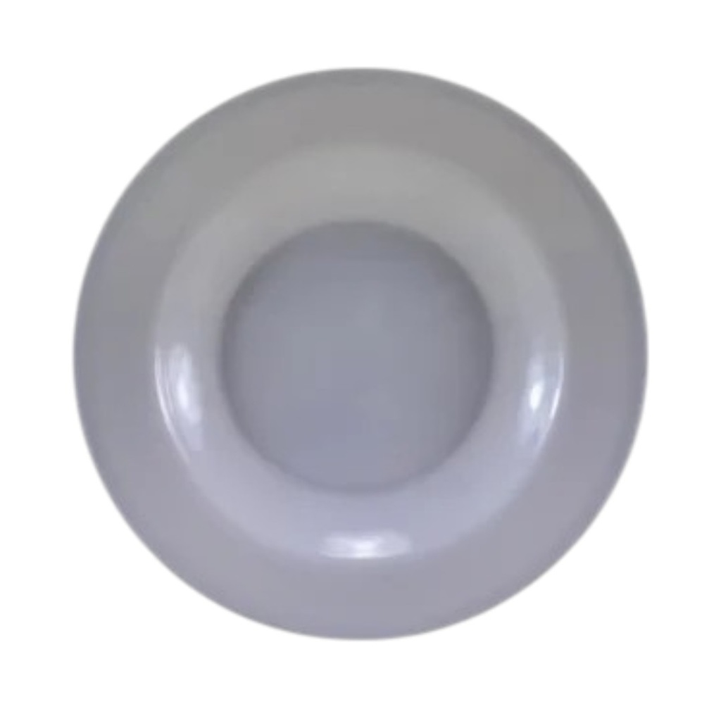 PLATO HONDO 402009 MELAMINA BLANCA