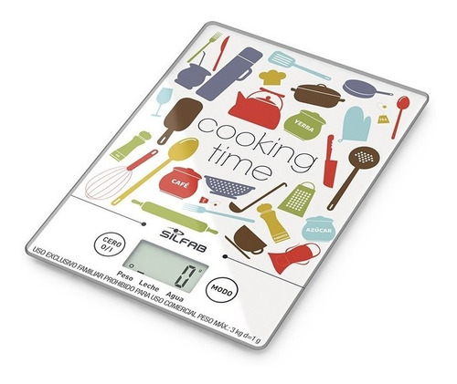 BALANZA SILFAB DIGITAL BC300 DE COCINA HASTA 3KG