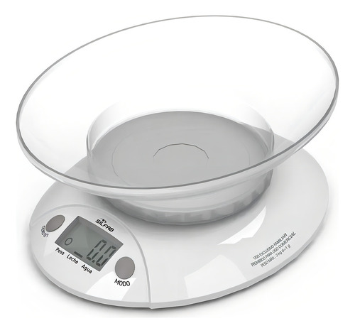 BALANZA SILFAB BC301 DE COCINA CON RECIPIENTE