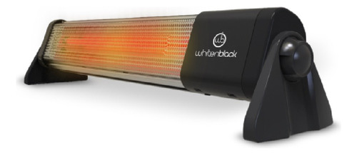 CALEFACTOR WHITENBLACK INFRAROJO WBCHWB02 PISO/PARED 1200W
