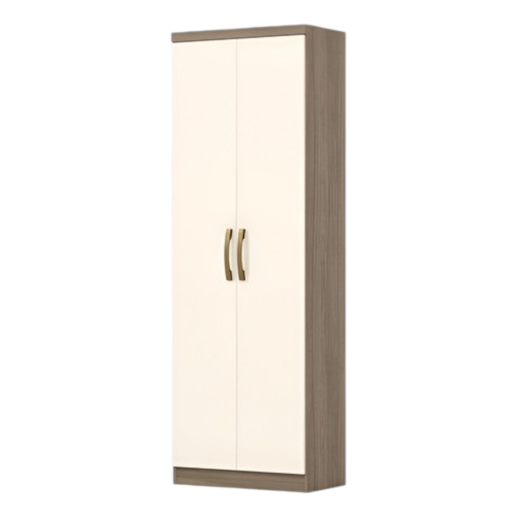 ROPERO HENN MARGARIDA D110-106 2 PUERTAS RUSTICO / BLANCO