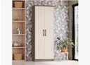 ROPERO HENN MARGARIDA D110-106 2 PUERTAS RUSTICO / BLANCO
