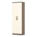 ROPERO HENN MARGARIDA D110-106 2 PUERTAS RUSTICO / BLANCO
