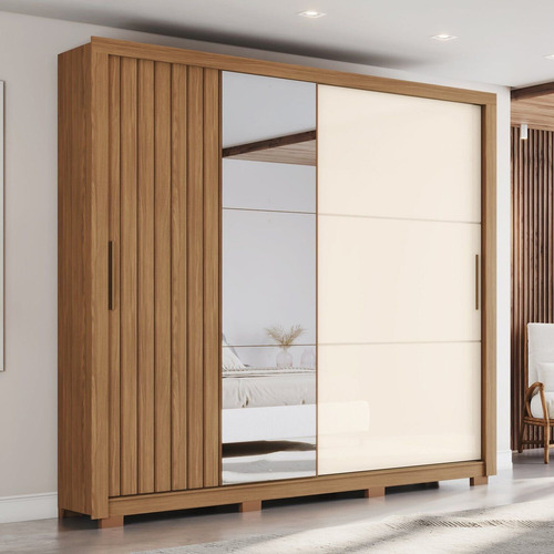 ROPERO HENN VASTI D339-127 VASTI 2 PUERTAS NATURAL/BLANCO