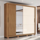 ROPERO HENN VASTI D339-127 VASTI 2 PUERTAS NATURAL/BLANCO