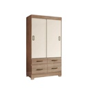 ROPERO HENN BE25-201 2 PUERTAS CORREDIZAS JEQ/BLANCO