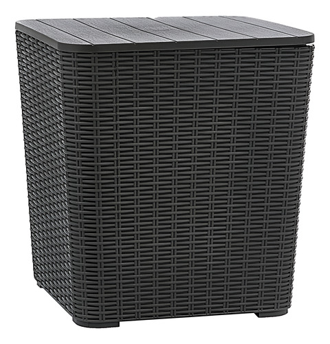 MESA GARDEN LIFE CAPRI F433001 RATTAN NEGRA