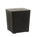 MESA GARDEN LIFE CAPRI F433001 RATTAN NEGRA