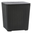 MESA GARDEN LIFE CAPRI F433001 RATTAN NEGRA