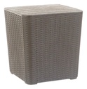 MESA GARDEN LIFE CAPRI F433067 RATTAN GRAFITO