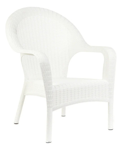SILLON GARDEN LIFE QATAR F785600 RATTAN BLANCO