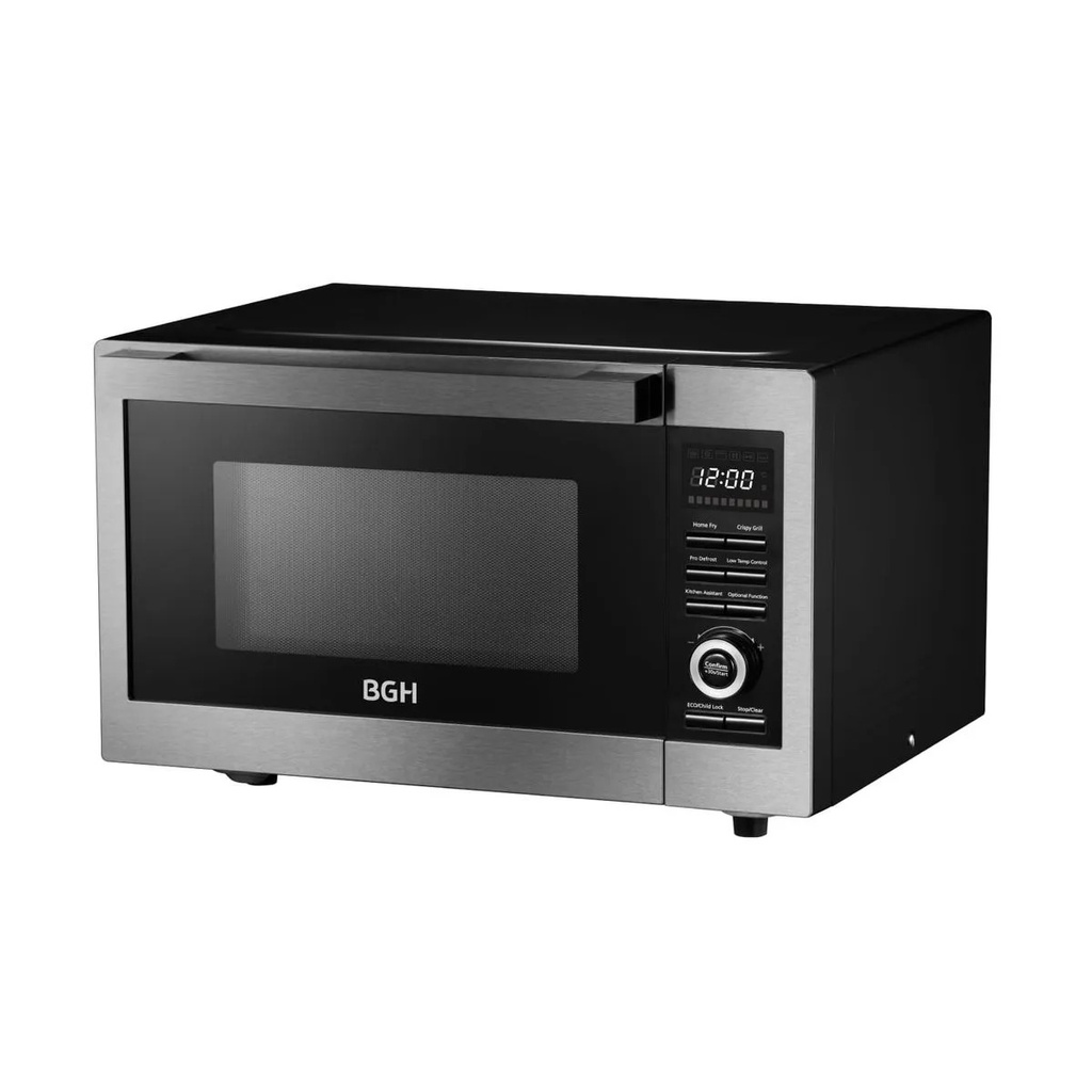 MICROONDAS BGH B330DFN24 30L AIRFRYER NEGRO