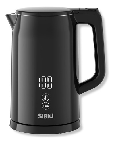 PAVA ELECTRICA SIBIU PV10 1.7 LITROS NEGRA