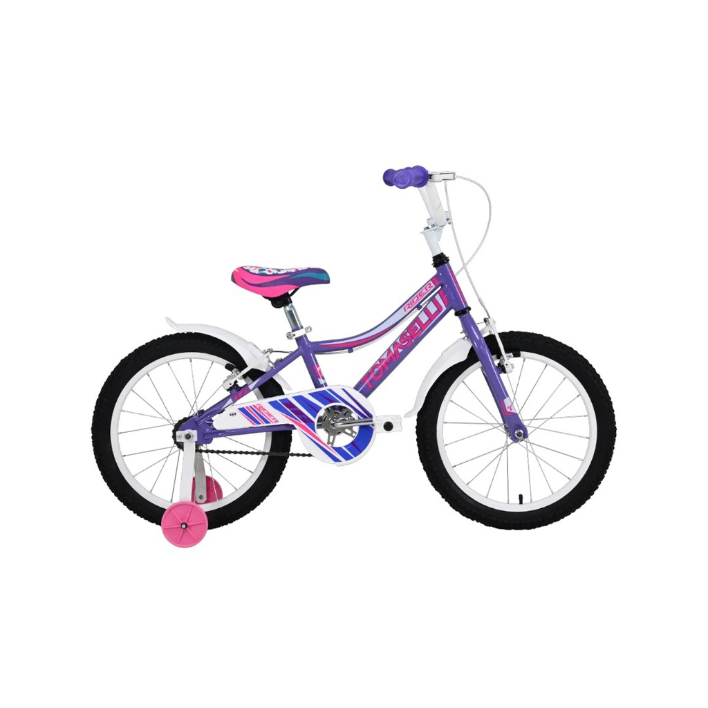 BICICLETA TOMASELLI RIDER R16 TRID160LILBLA LILA BLANCO