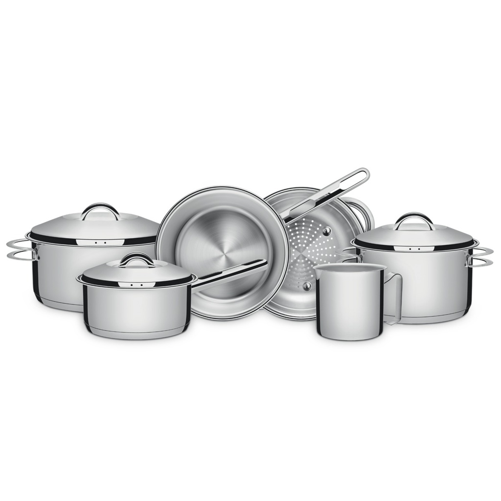 JUEGO DE COCINA TRAMONTINA SOLAR 65510/200 6PZS