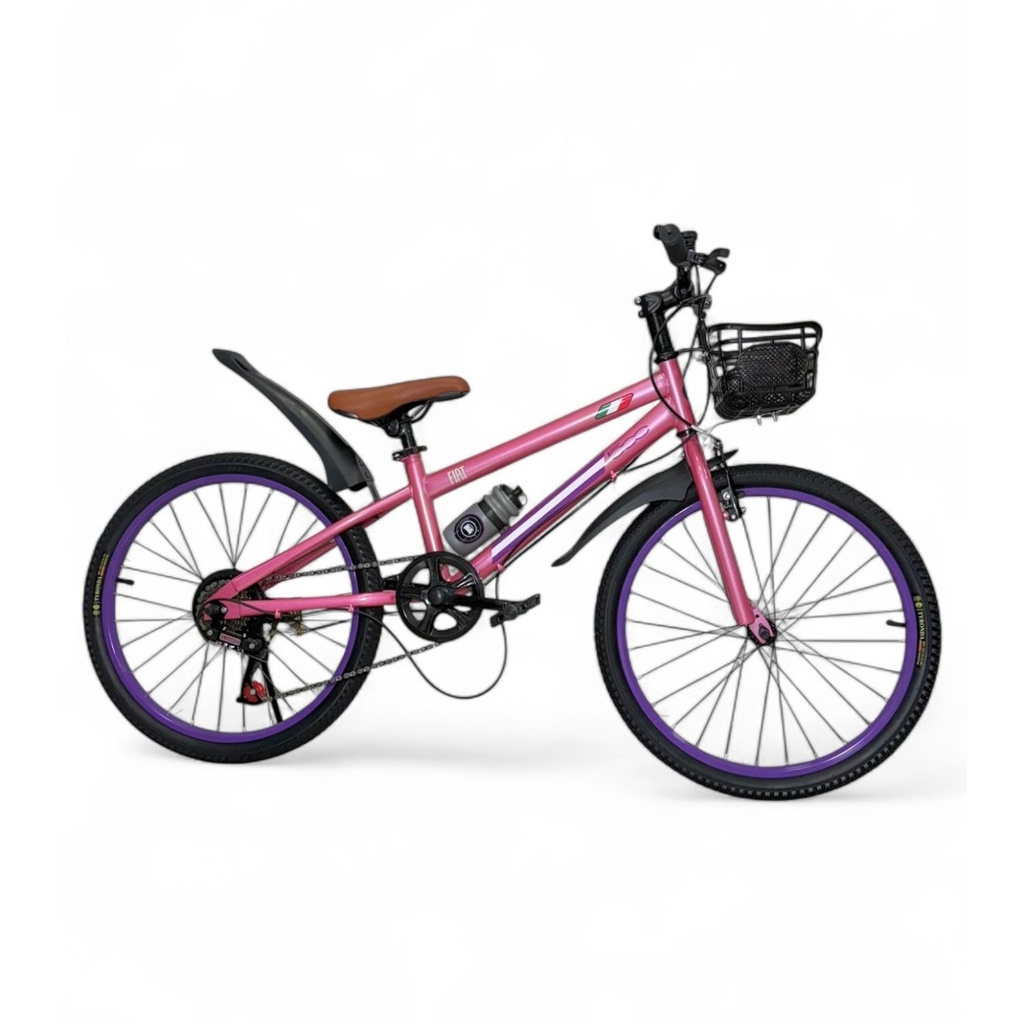 BICICLETA DENCAR R22 FIAT 5OO ROSA