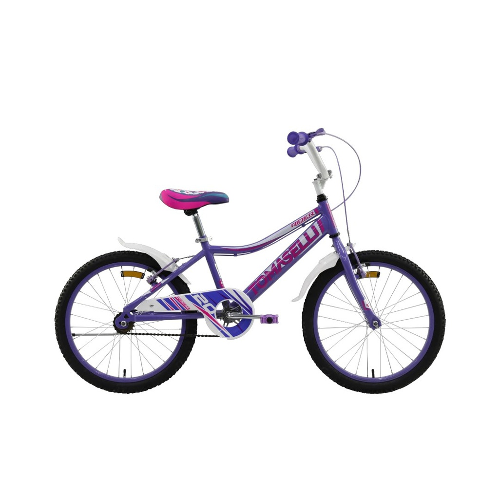 BICICLETA TOMASELLI RIDER R20 TRID200LILBLA LILA BLANCO