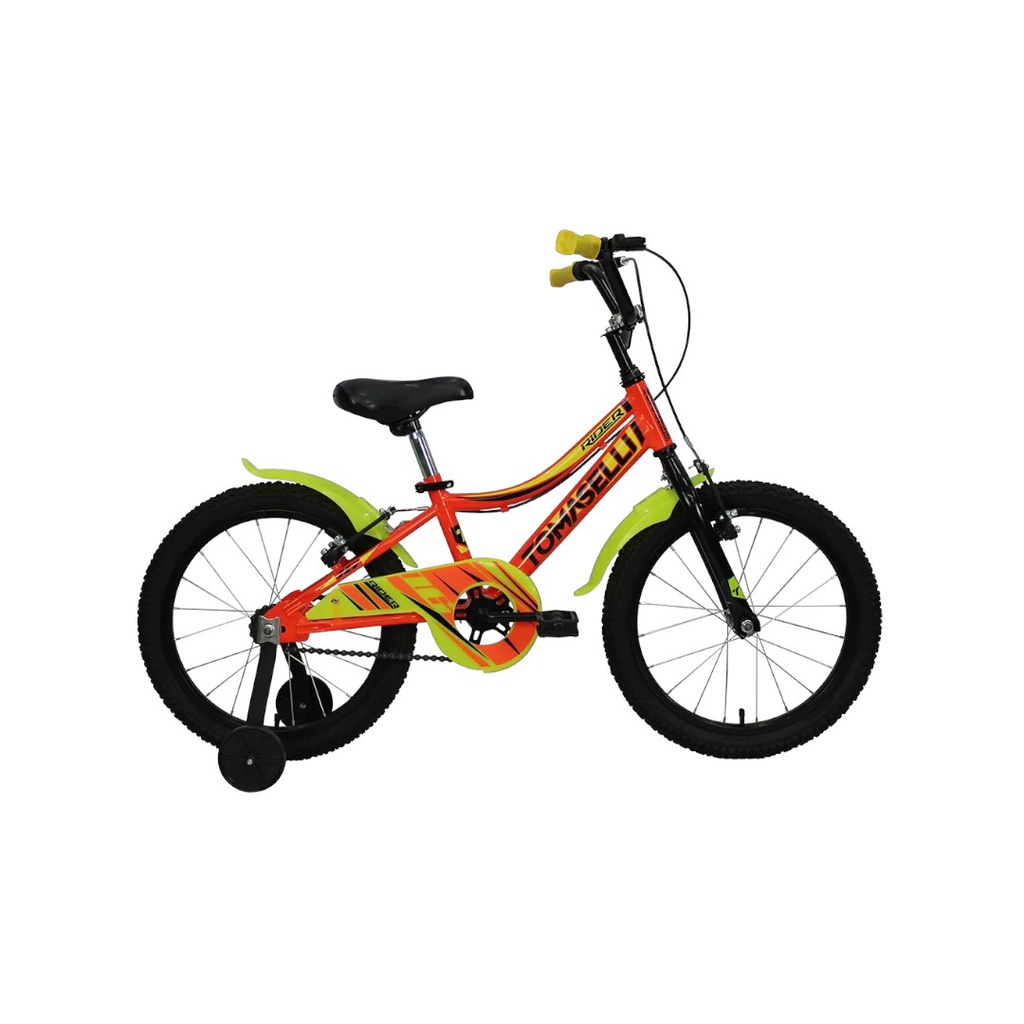 BICICLETA TOMASELLI RIDER R16 TRID160NARA NARANJA AMARILLO